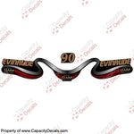 Evinrude 115 Decal Kit - Red
