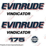 Evinrude 175hp Vindicator Decal Kit
