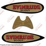 Evinrude 1937 .9hp Scout Decal Kit
