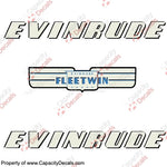 Evinrude 1952 7.5hp Fleetwin Decal Kit