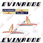 Evinrude 1954 7.5hp Decal Kit