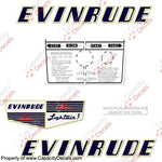 Evinrude 1955 3hp Decal Kit