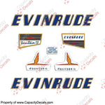 Evinrude 1955 7.5hp Decal Kit