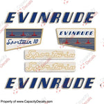 Evinrude 1956 10hp Decal Kit