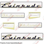 Evinrude 1957 5.5hp Decal Kit