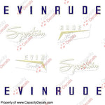 Evinrude 1958 10hp Decal Kit