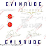 Evinrude 1958 3hp Decal Kit