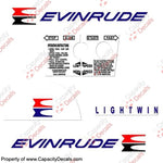 Evinrude 1961 3hp Decal Kit