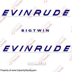 Evinrude 1961 40hp Decal Kit