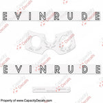 Evinrude 1962 8hp Decal Kit