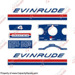 Evinrude 1969 4hp Decal Kit
