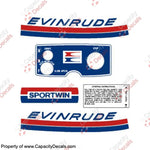 Evinrude 1969 9.5hp Decal Kit