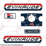 Evinrude 1970 4hp Decal Kit