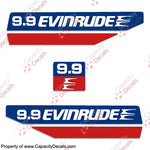 Evinrude 1970s 9.9hp Decal Kit