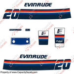 Evinrude 1978 20hp Decal Kit