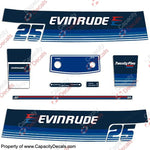 Evinrude 1979 25hp Decal Kit