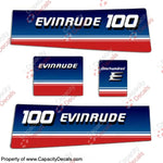 Evinrude 1980 100hp Decal Kit