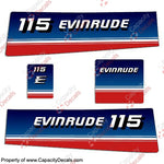 Evinrude 1980 115hp Decal Kit