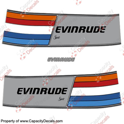 Evinrude 1981 75hp Decal Kit