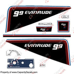 Evinrude 1981 9.9hp Decal Kit