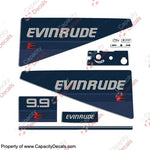 Evinrude 1986 9.9hp Decal Kit