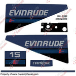 Evinrude 1987-1988 15hp Decal Kit