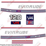 Evinrude 1989 - 1991 120hp Decal Kit