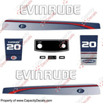 Evinrude 1995-1997 20hp Decal Kit