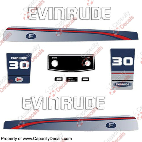 Evinrude 1995-1997 30hp Decal Kit