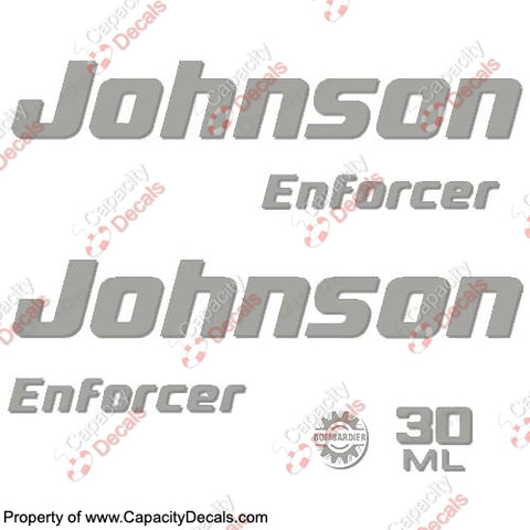 Johnson/Evinrude Enforcer 30ML Decals