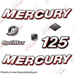 Mercury 125hp "Optimax" Decals - 2006