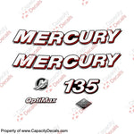 Mercury 135hp "Optimax" Decals - 2006