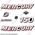 Mercury 150hp "Optimax" Decals - 2006
