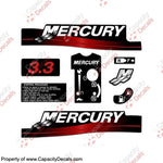 Mercury 3.3hp Decals - 1999 - 2004