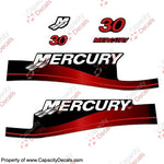 Mercury 30hp Decal Kit 2-Stroke 1999-2004 (Red)