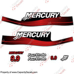 Mercury 9.9hp 4-Stroke Decal Kit 1999-2006 (Red)