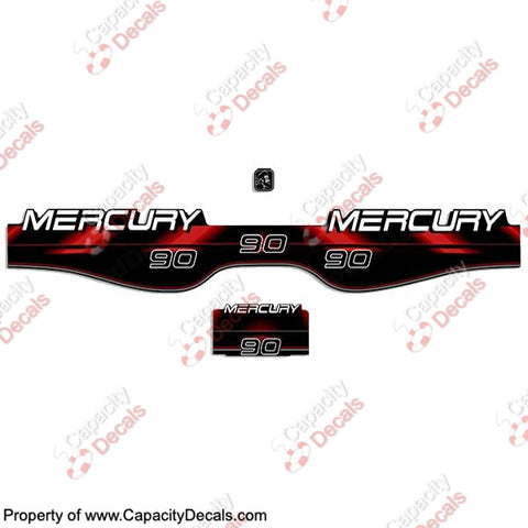 Mercury 90hp Decal Kit 1998 - 1999