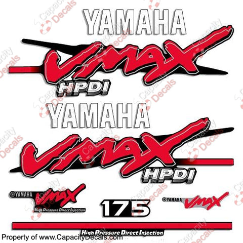 Yamaha 175hp VMAX HPDI Decals