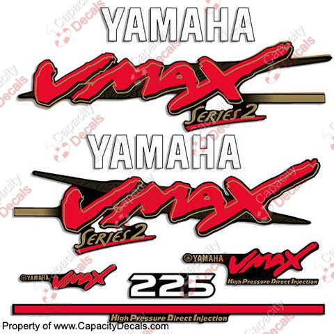 Yamaha 225hp VMAX Series 2 Decals