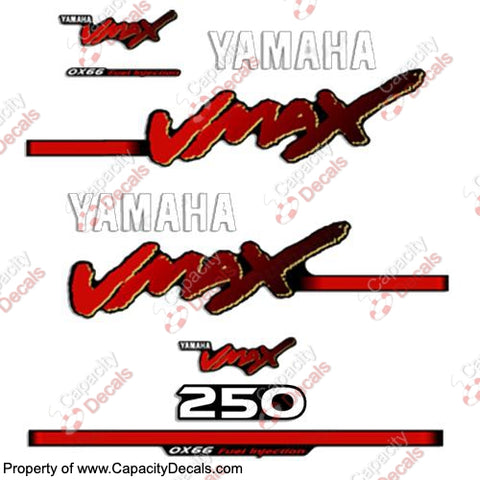 Yamaha 250hp VMax Decals 1998-2004