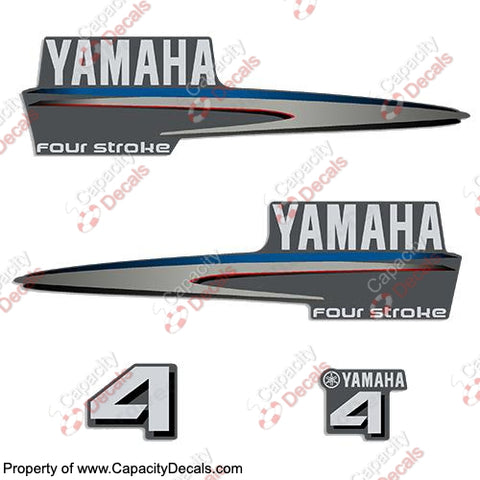 Yamaha 4hp Fourstroke Decals
