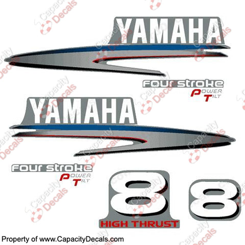 Yamaha 8hp Fourstroke Decals