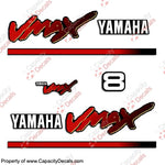 Yamaha 8hp VMax Decals 1998-2004