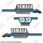 Yamaha 9.9hp Fourstroke Decals - 2000 Style